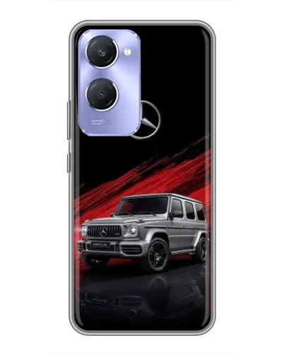 Чехол для Vivo Y36c с картинкой «Mercedes G-Class красный»