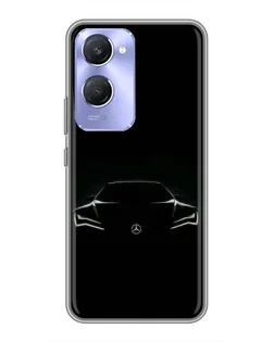 Чохол для Vivo Y36c з картинкою «Mercedes — силует авто» Чохол для Vivo Y36c з картинкою «Mercedes — силует авто»
