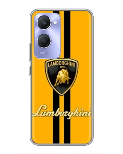 Чехол для Vivo Y36c с картинкой «Lamborghini Stripe желтый»