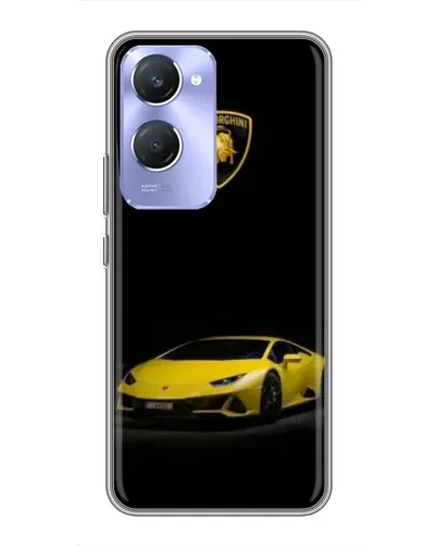 Чехол для Vivo Y36c с картинкой «Lamborghini желтый акцент»