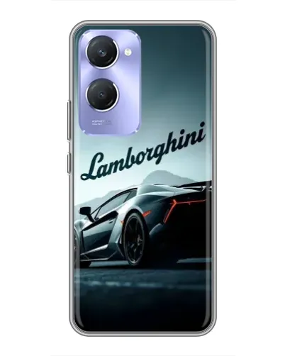 Чехол для Vivo Y36c с картинкой «Классическая надпись Lamborghini»