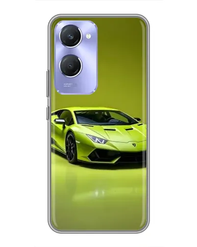 Чехол для Vivo Y36c с картинкой «Салатовый Lamborghini Huracan»