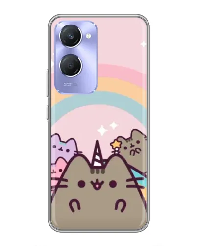 Чехол для Vivo Y36c с картинкой «Единорог Pusheen»