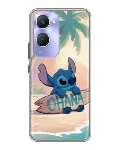 Чехол для Vivo Y36c с картинкой «Стич на серфе»