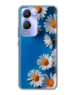 Чехол для Vivo Y36c с картинкой «Белоснежные маргаритки»