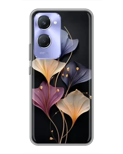 Чехол для Vivo Y36c с картинкой «Лиловые цветы грации»