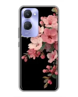 Чехол для Vivo Y36c с картинкой «Розовая ветка сакуры»