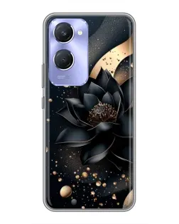 Чехол для Vivo Y36c с картинкой «Черный лотос»