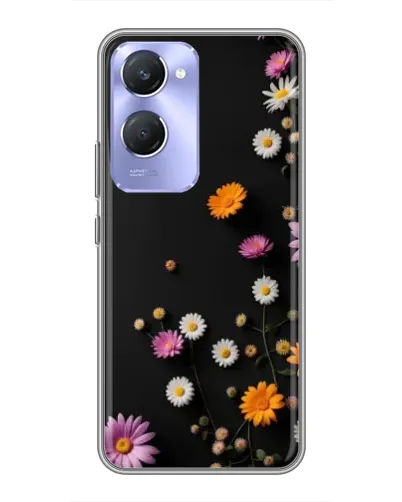 Чехол для Vivo Y36c с картинкой «Цветочная композиция»