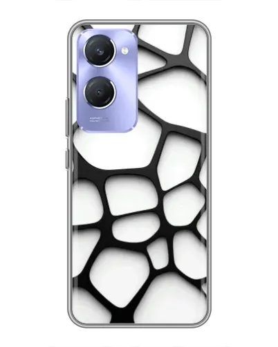 Чехол для Vivo Y36c с картинкой «Белая объемная сетка» Чехол для Vivo Y36c с картинкой «Белая объемная сетка»