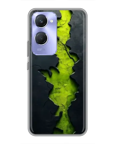 Чехол для Vivo Y36c с картинкой «Салатовый разлом скалы» Чехол для Vivo Y36c с картинкой «Салатовый разлом скалы»