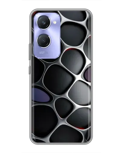 Чехол для Vivo Y36c с картинкой «Объемная темная решетка» Чехол для Vivo Y36c с картинкой «Объемная темная решетка»