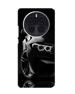 Чехол для Vivo Y500 Pro с картинкой «Черная BMW — профиль»