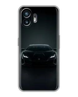 Чехол для Vivo Y500s с картинкой «Черный Lamborghini Aventador»
