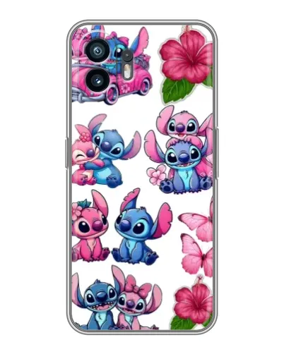 Чохол для Vivo Y500s з картинкою «Стікери Stitch та Angel»