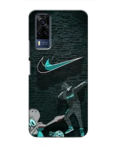 Чехол для Vivo Y51 (2020) с картинкой «Спортивный арт Nike»