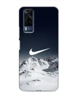Чехол для Vivo Y51 (2020) с картинкой «Nike — зимние горы»