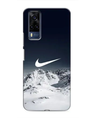 Чехол для Vivo Y51 (2020) с картинкой «Nike — зимние горы»