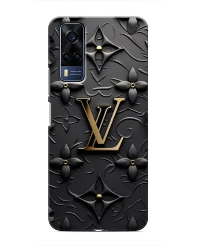 Чехол для Vivo Y51 (2020) с картинкой «Кожаная текстура LV» Чехол для Vivo Y51 (2020) с картинкой «Кожаная текстура LV»