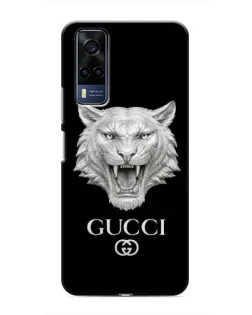 Чохол для Vivo Y51 (2020) з картинкою «Gucci — срібний лев» Чохол для Vivo Y51 (2020) з картинкою «Gucci — срібний лев»