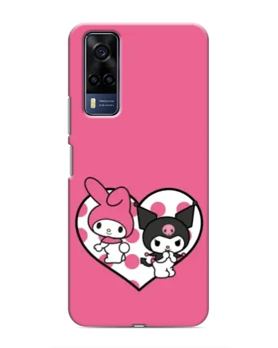 Чехол для Vivo Y51 (2020) с картинкой «Kuromi и My Melody» Чехол для Vivo Y51 (2020) с картинкой «Kuromi и My Melody»
