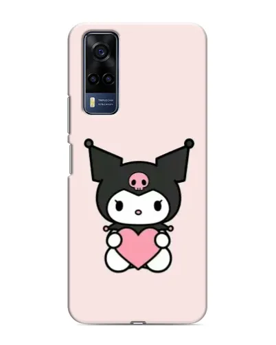 Чехол для Vivo Y51 (2020) с картинкой «Kuromi и сердце» Чехол для Vivo Y51 (2020) с картинкой «Kuromi и сердце»