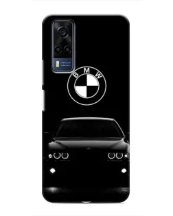 Чехол для Vivo Y51 (2020) с картинкой «BMW — взгляд из темноты»