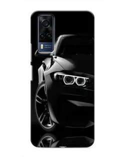 Чехол для Vivo Y51 (2020) с картинкой «Черная BMW — профиль» Чехол для Vivo Y51 (2020) с картинкой «Черная BMW — профиль»