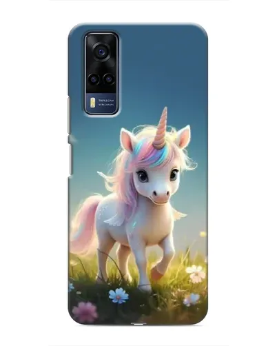Чехол для Vivo Y51 (2020) с картинкой «Единорог на поляне» Чехол для Vivo Y51 (2020) с картинкой «Единорог на поляне»