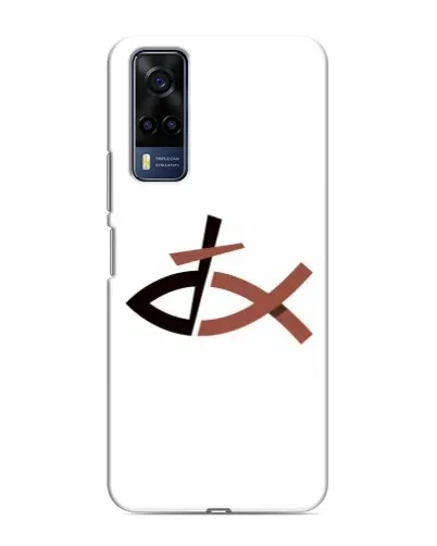 Чехол для Vivo Y51 (2020) с картинкой «Рыба и крест» Чехол для Vivo Y51 (2020) с картинкой «Рыба и крест»