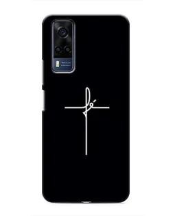Чохол для Vivo Y51 (2020) з картинкою «Тонкий хрест»