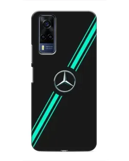 Чехол для Vivo Y51 (2020) с картинкой «Спортивные линии Mercedes» Чехол для Vivo Y51 (2020) с картинкой «Спортивные линии Mercedes»