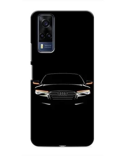 Чехол для Vivo Y51 (2020) с картинкой «Audi — ночной контур»