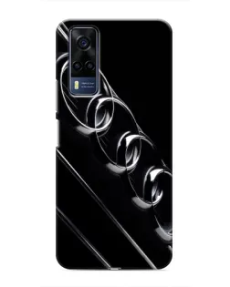 Чехол для Vivo Y51 (2020) с картинкой «Audi — абстрактные кольца»