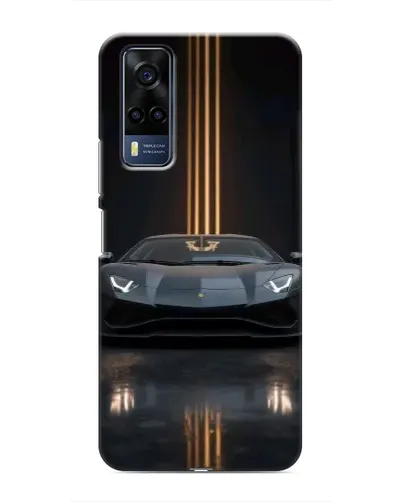 Чехол для Vivo Y51 (2020) с картинкой «Lamborghini золотые линии» Чехол для Vivo Y51 (2020) с картинкой «Lamborghini золотые линии»