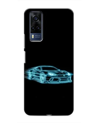 Чехол для Vivo Y51 (2020) с картинкой «Неоновый контур Lamborghini» Чехол для Vivo Y51 (2020) с картинкой «Неоновый контур Lamborghini»