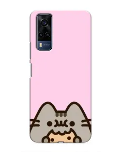 Чохол для Vivo Y51 (2020) з картинкою «Pusheen та печиво»