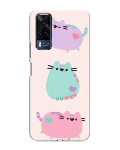 Чехол для Vivo Y51 (2020) с картинкой «Pusheen трио» Чехол для Vivo Y51 (2020) с картинкой «Pusheen трио»