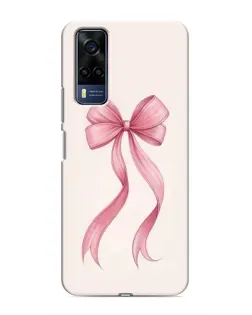 Чехол для Vivo Y51 (2020) с картинкой «Розовый бант»
