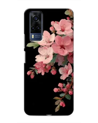 Чехол для Vivo Y51 (2020) с картинкой «Розовая ветка сакуры»