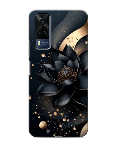 Чехол для Vivo Y51 (2020) с картинкой «Черный лотос»