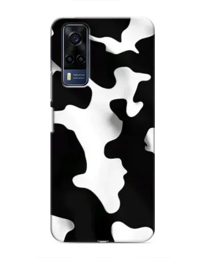 Чехол для Vivo Y51 (2020) с картинкой «Черно-белое пятно» Чехол для Vivo Y51 (2020) с картинкой «Черно-белое пятно»