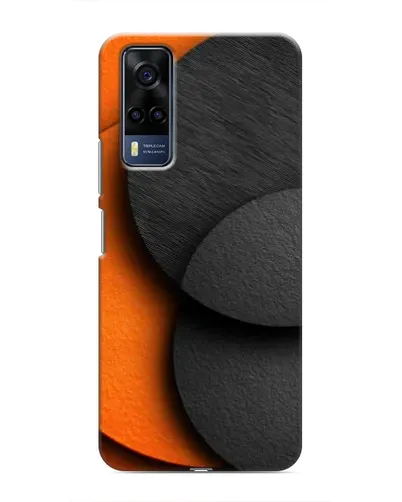 Чехол для Vivo Y51 (2020) с картинкой «Геометрия оранжевых кругов» Чехол для Vivo Y51 (2020) с картинкой «Геометрия оранжевых кругов»