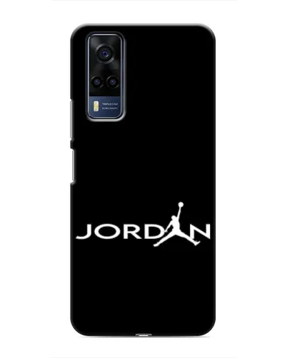 Чехол для Vivo Y53S с картинкой «Jordan White Logo»