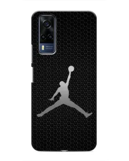 Чехол для Vivo Y53S с картинкой «Jordan Dark Carbon»