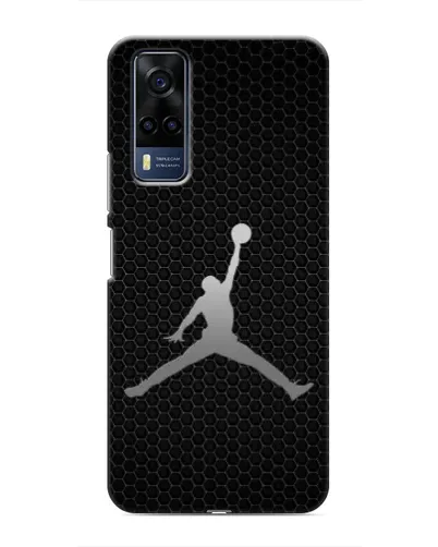 Чехол для Vivo Y53S с картинкой «Jordan Dark Carbon»