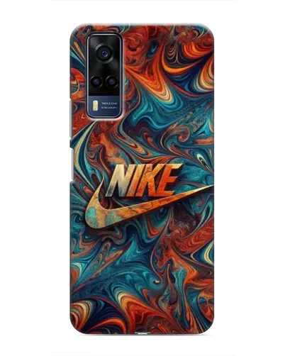 Чехол для Vivo Y53S с картинкой «Nike в абстракции» Чехол для Vivo Y53S с картинкой «Nike в абстракции»
