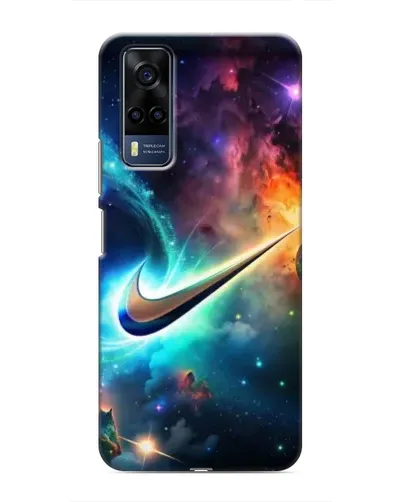 Чехол для Vivo Y53S с картинкой «Космический Nike Swoosh» Чехол для Vivo Y53S с картинкой «Космический Nike Swoosh»