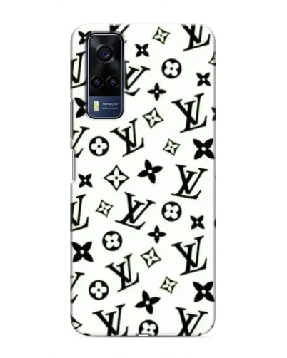 Чехол для Vivo Y53S с картинкой «Монохромный хаос LV» Чехол для Vivo Y53S с картинкой «Монохромный хаос LV»
