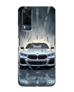 Чехол для Vivo Y53S с картинкой «BMW в свете фар»